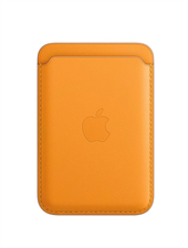 iPhone-kortholder i læder med MagSafe – californisk valmue